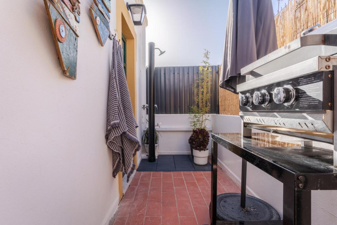 Arty Vintage Townhouse With Rooftop Shower & Sun Loungers Olhao Ngoại thất bức ảnh